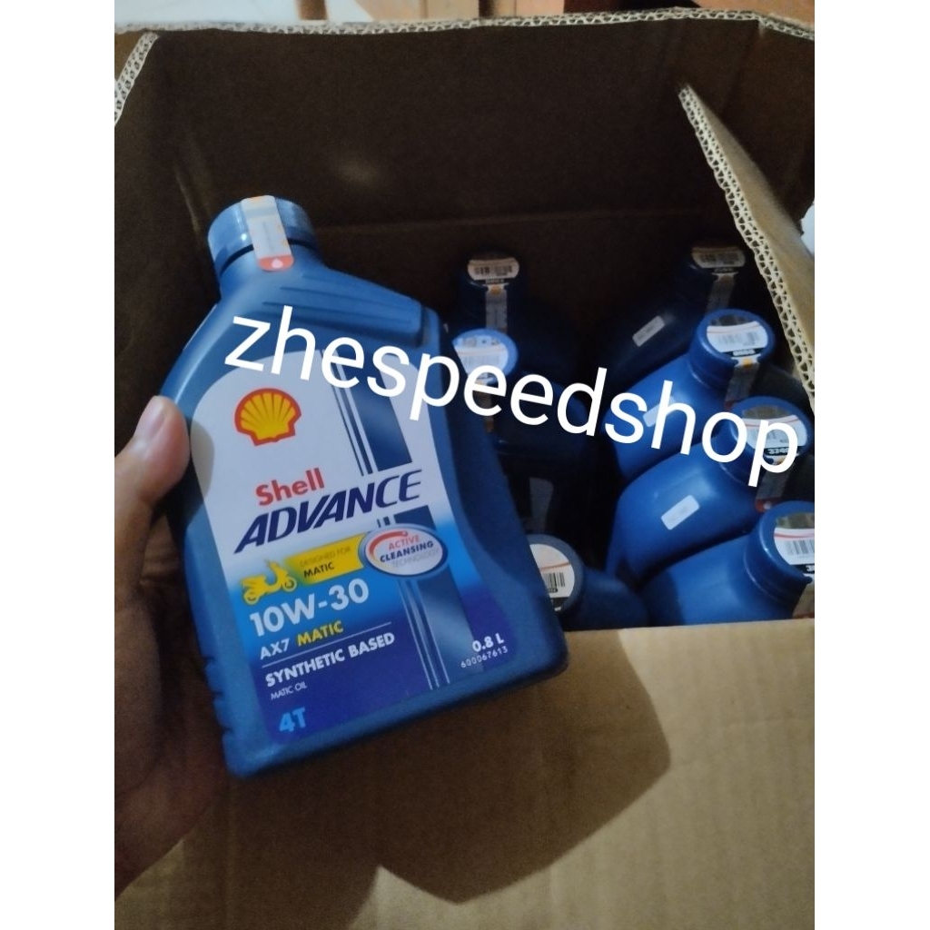 Paket Oli Shell Matic 10w-30 Original dan Oli Gardan