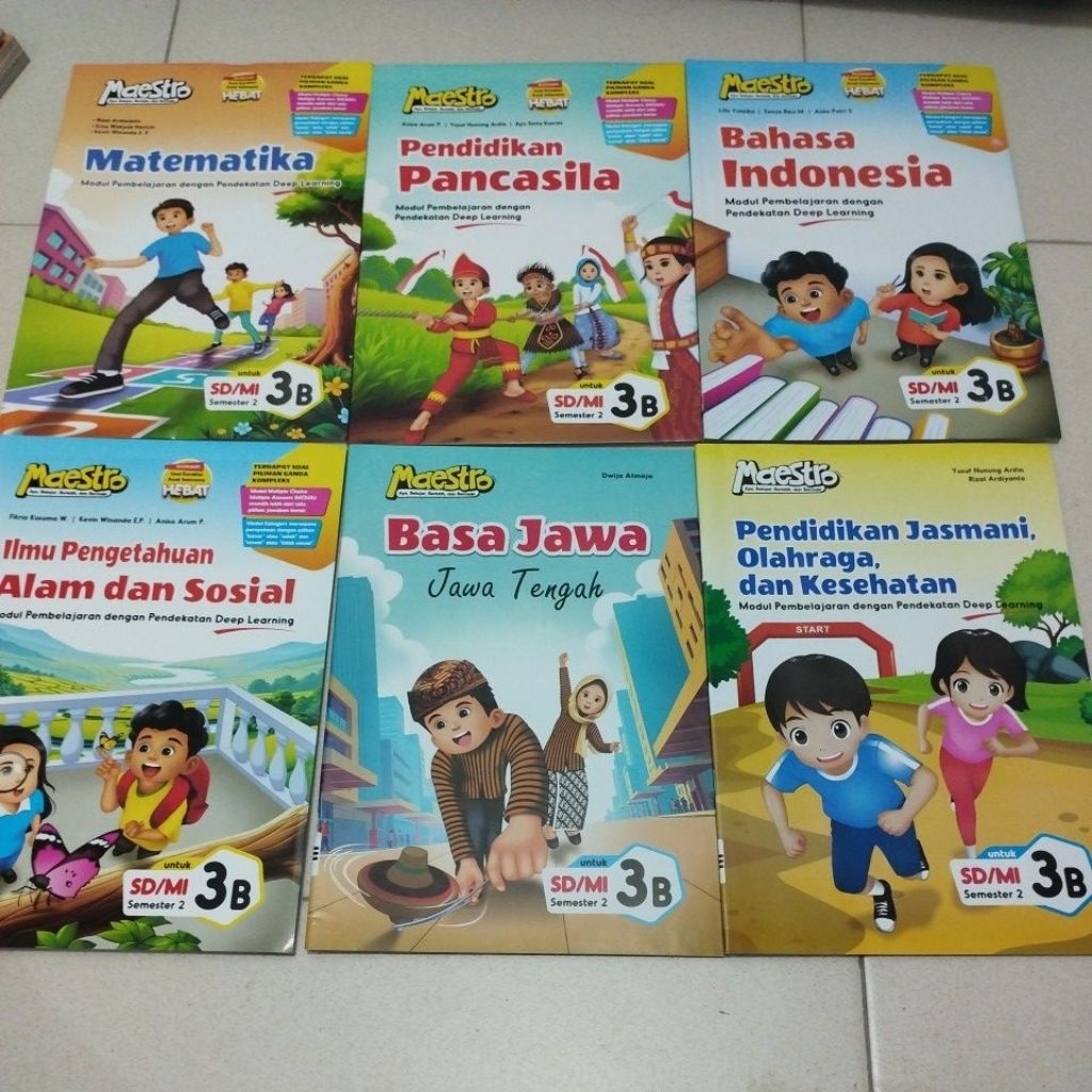 LKS MAESTRO KELAS 3 SD/MI SEMESTER 2 KURIKULUM MERDEKA, KUNCI LKS MAESTRO KELAS 3 SD