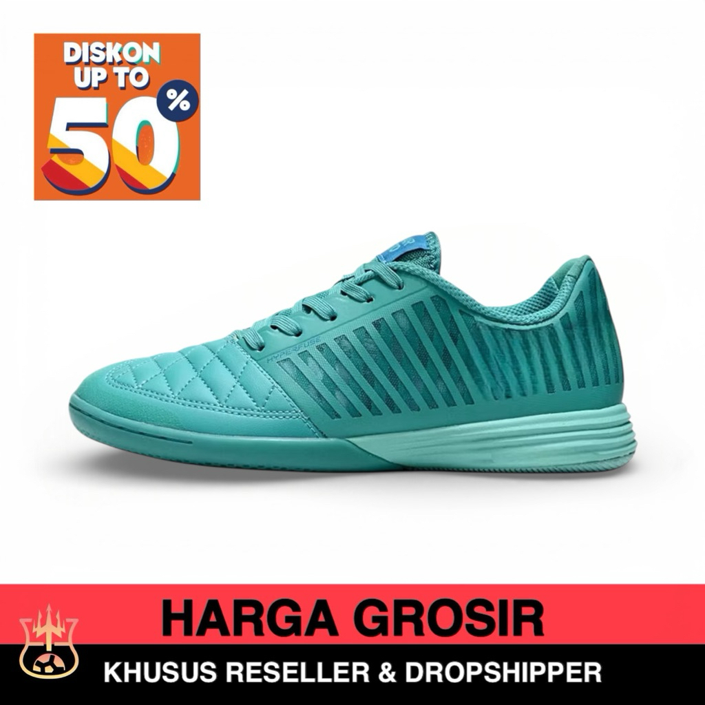 Sepatu Futsal Lunar Gato II Green Frost Indoor Court