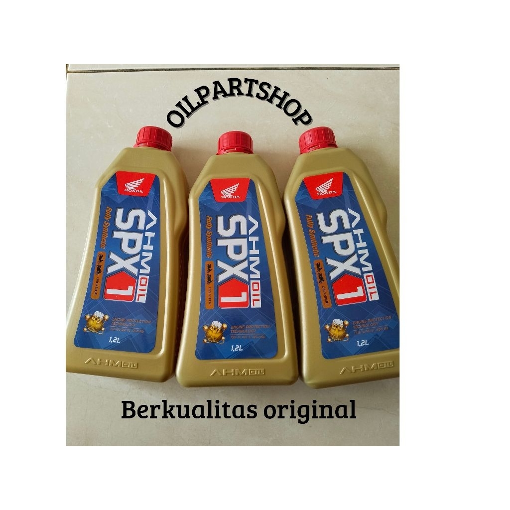 PAKET HEMAT 3 BOTOL SPX1 1,2LTR 10W-30 JASO MA