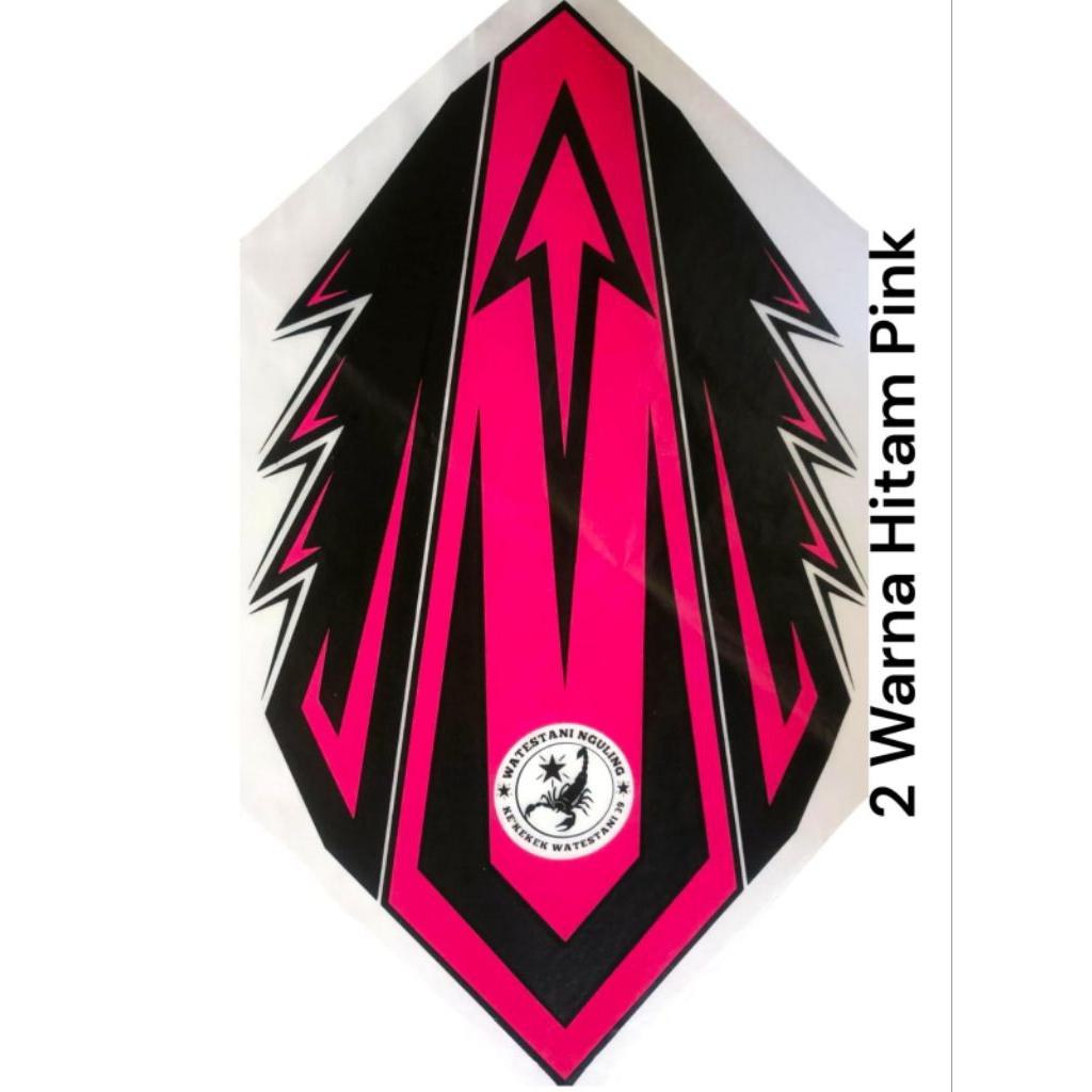 kertas layangan 2 warna sukhoi