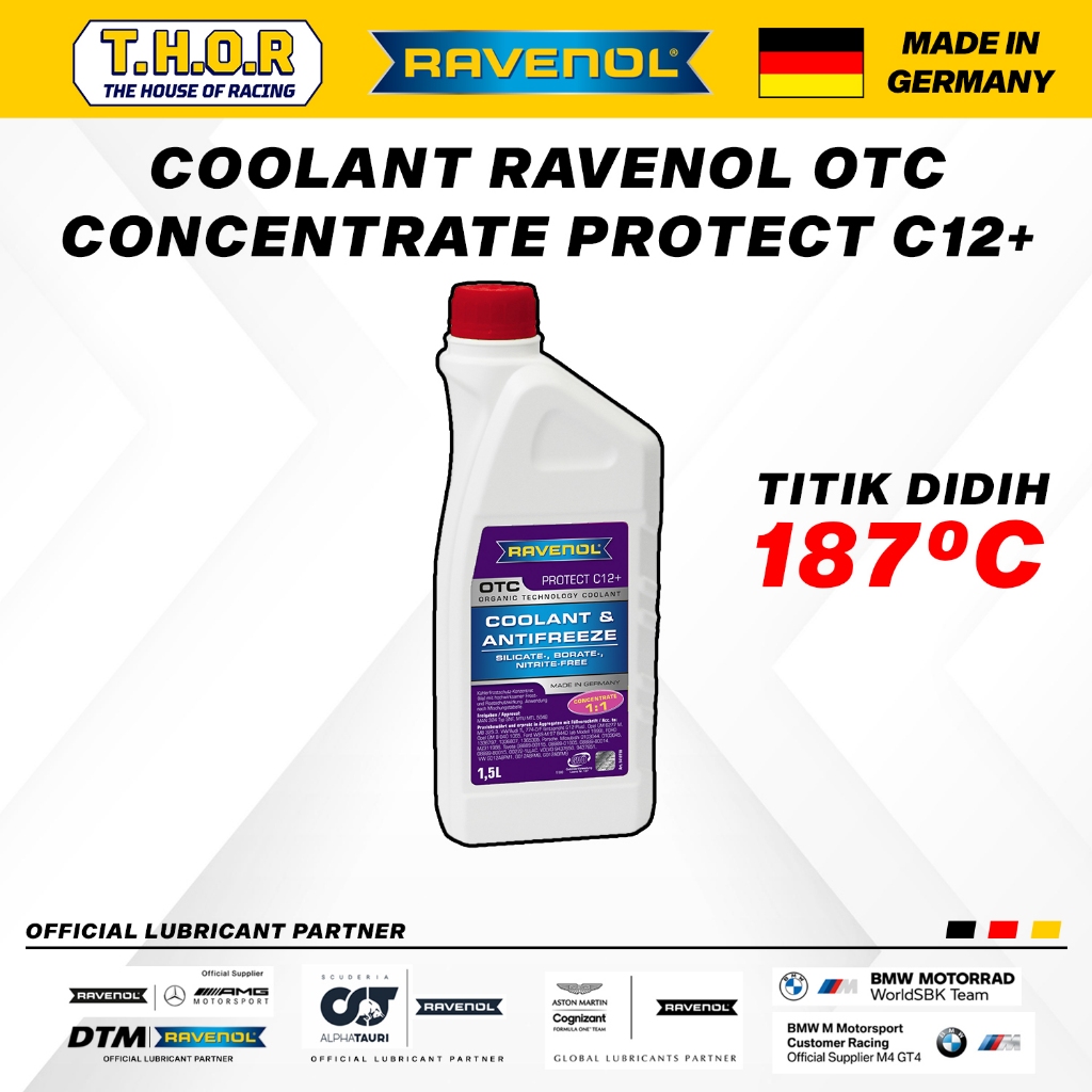 COOLANT MOBIL RAVENOL OTC - ORGANIC TECHNOLOGY COOLANT | MADE IN GERMANY | Size 1.5L