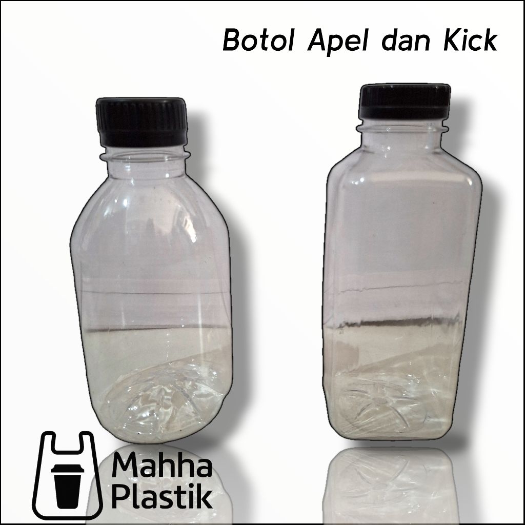 Botol Apel ukuran 260ml dan Botol Kick Ukuran 250ml