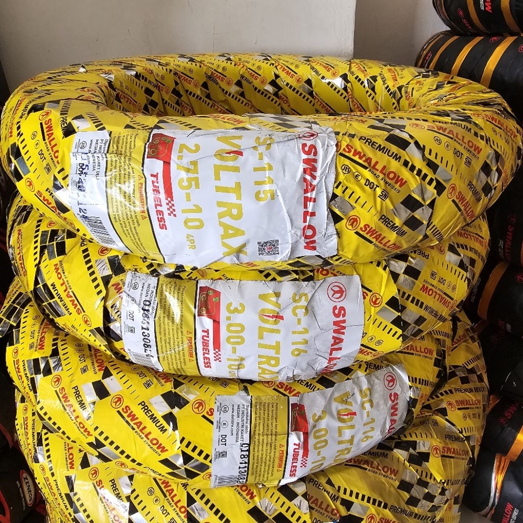 Ban Sepeda Listrik Ban motor listrik Tubeless ring 10 Swallow