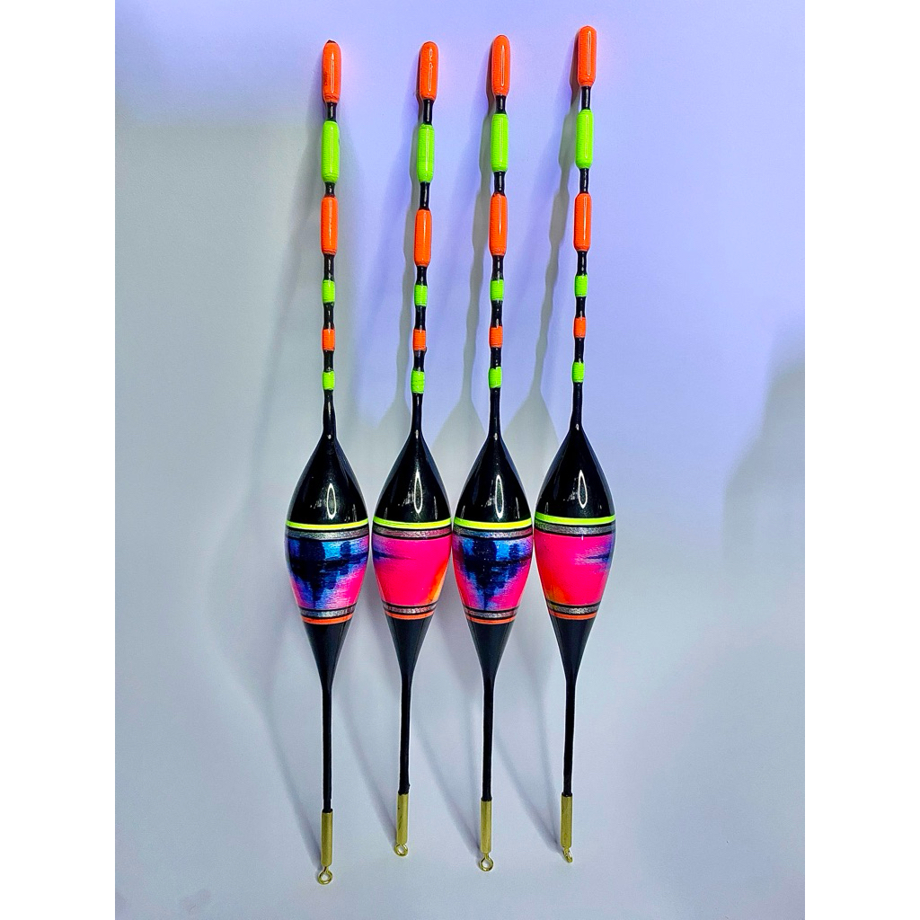 kambangan / pelampung anti badai lilit benang full resin clear warna cerah