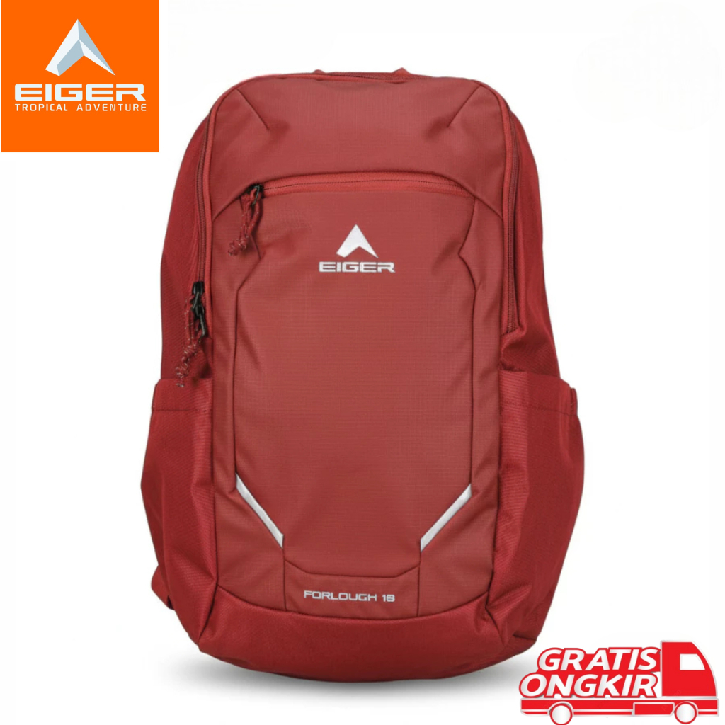 Tas Ransel Eiger Forlough 18L Backpack Laptop Pria Wanita Tas Sekolah Kuliah Kerja