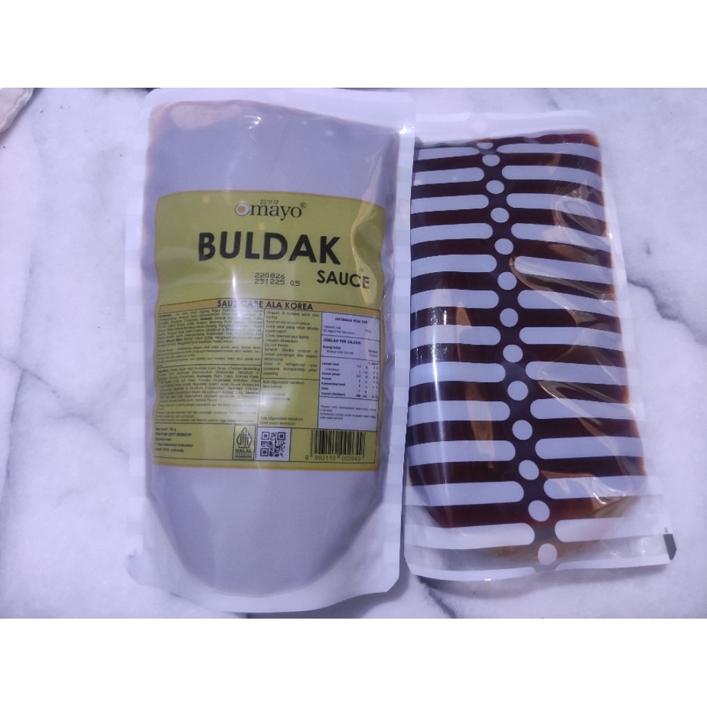 Korean Buldak Sauce Reguler HALAL 500 Gram / Saus Ayam Pedas Korea / Saus Samyang / Saus Buldak