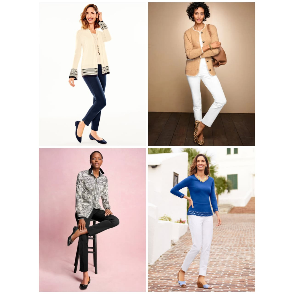 Celana Talbots Chatham Cotton Bi-Stretch Slim Ankle pants