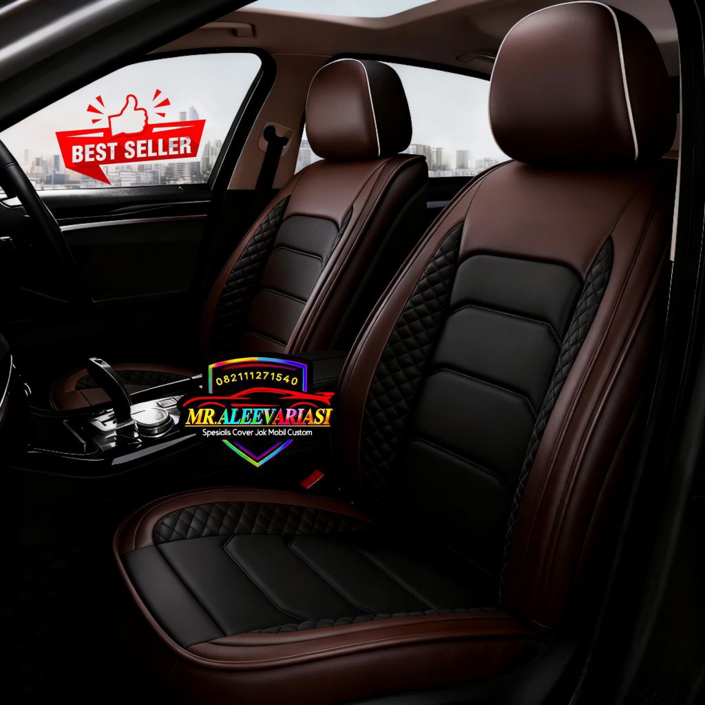 Sarung Jok Mobil Xpander Sport Cross Exceed Xpander Ultimate 2018 2023 2025 Fullseat Depan-Belakang