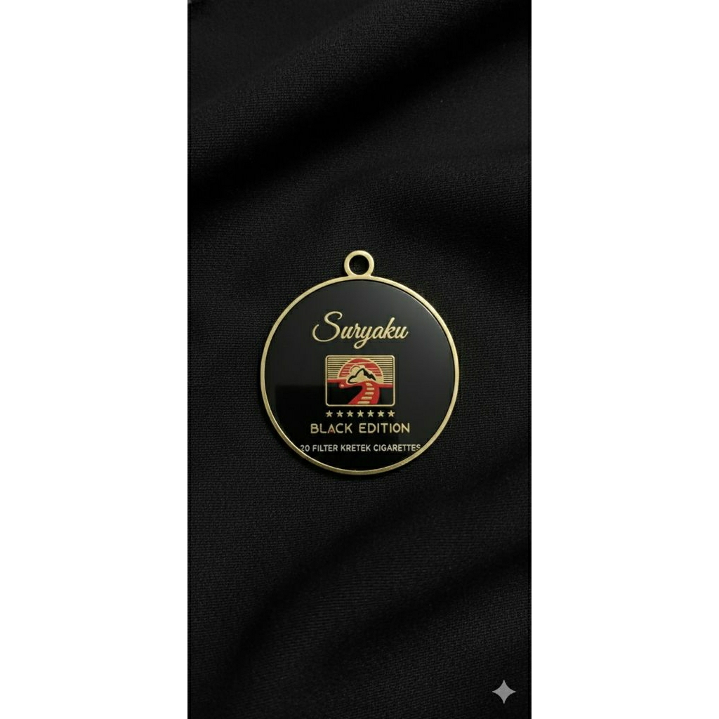 liontin SURYAKU Hitam - Merah - 5Merah