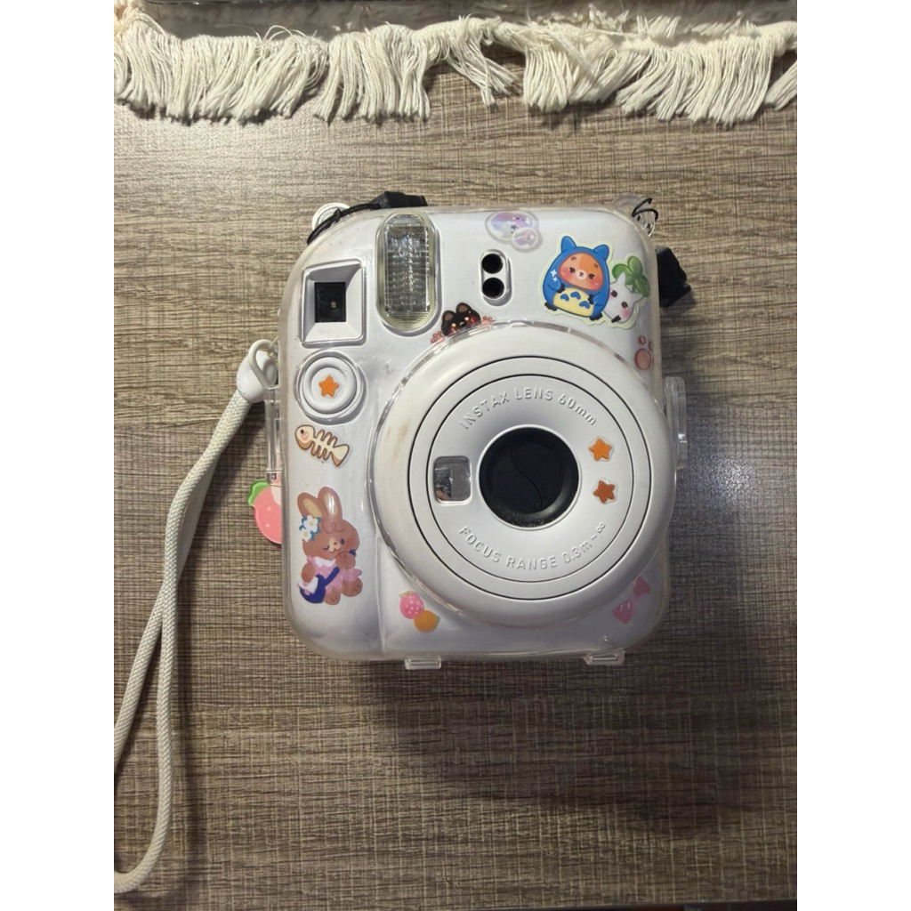 preloved sticker cute decorative fujifilm instax mini 12 instant polaroid camera