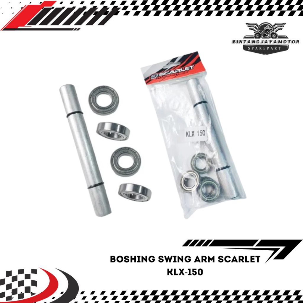 Boshing Swing Arm KLX-150 "Original Scarlet"