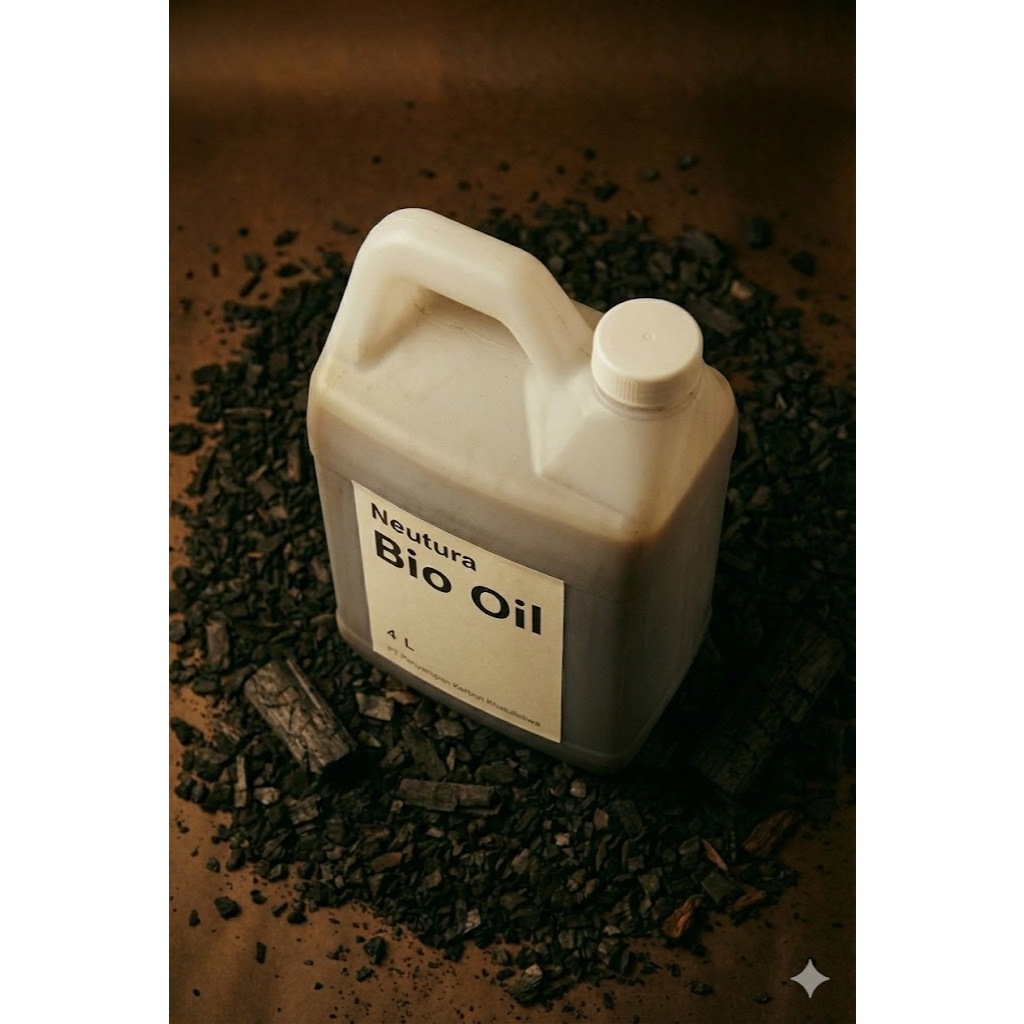 Asap Cair / Bio Oil Hasil Pirolisis Biomassa / Cuka Kayu / Liquid Smoke / Bio Pestisida / Pestisida 