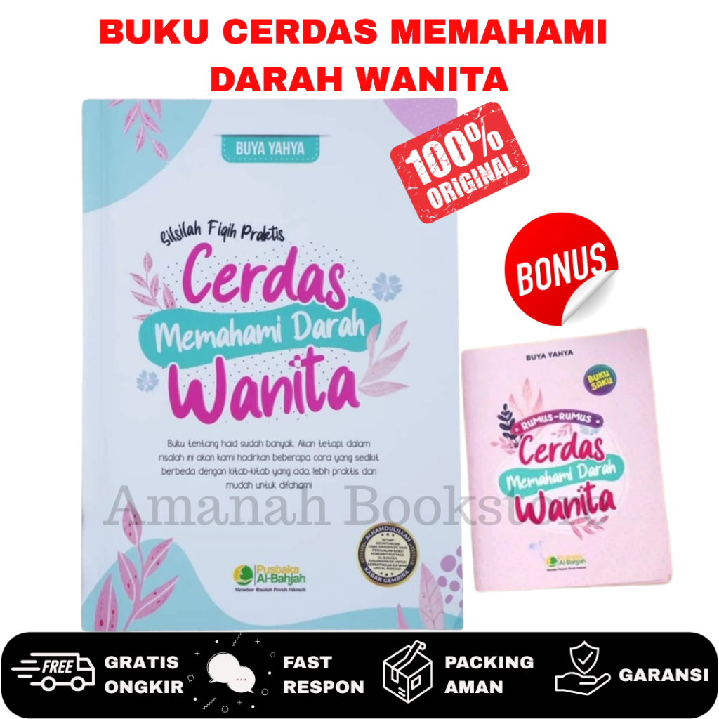 Original Aliqa - Buku Cerdas Memahami Darah Wanita - Buku Buya Yahya Fiqih Praktis Haid