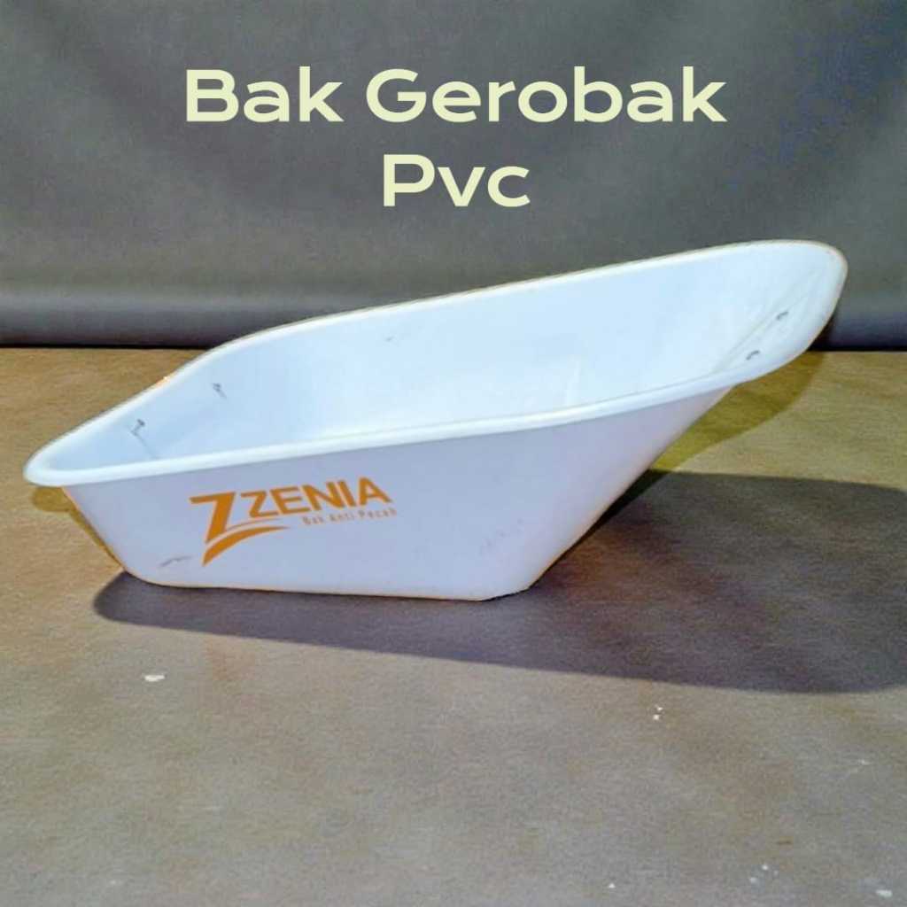 Bak Gerobak pasir / kereta sorong pvc / Gerobak Cor Fiber Kokoh (Bak saja)
