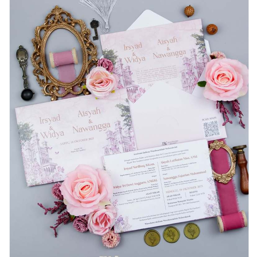 UNDANGAN HARDCOVER + AMPLOP