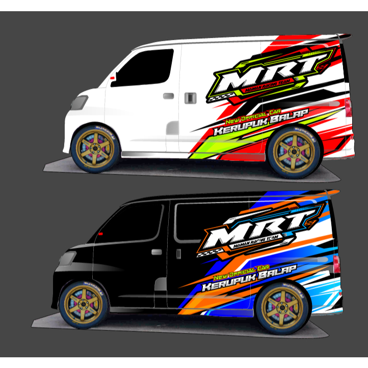 stiker decal luxio grandmax blindvan apv dll