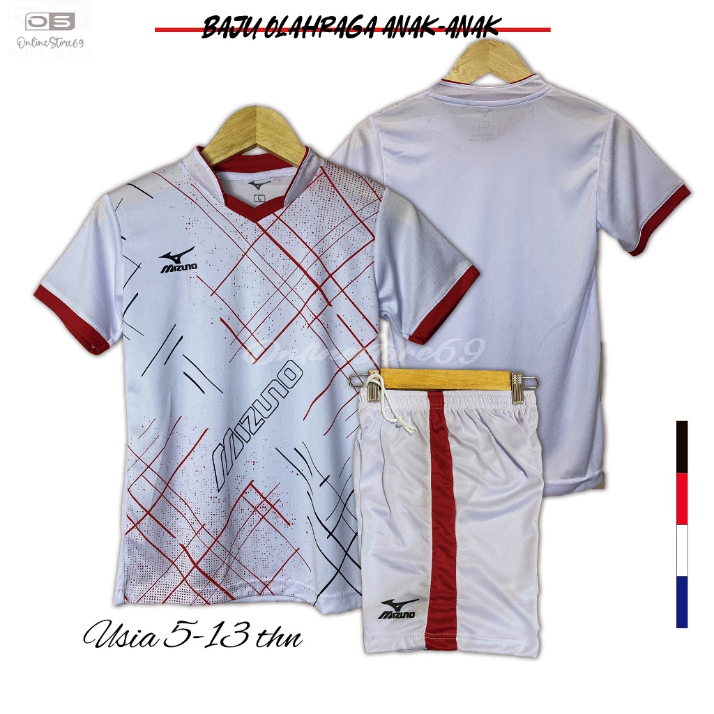 Jersey badminton anak  / kaos bulutangkis anak-anak/ baju bulutangkis anak unisex