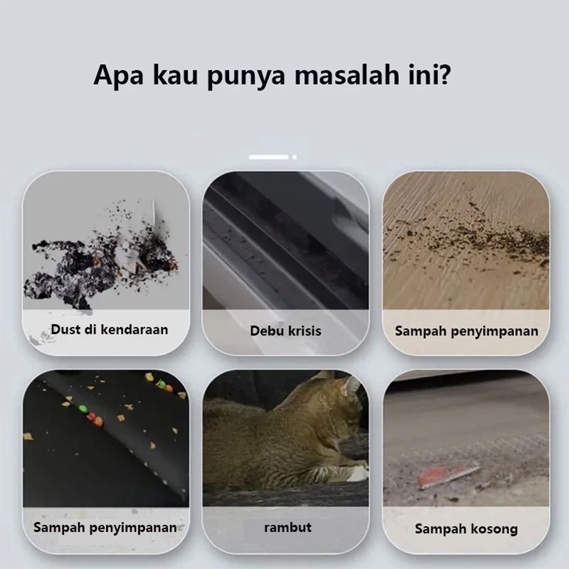 NEW Vacuum Cleaner Mini Mobil Kuat.Vacuum Cleaner Portable Wireless, Vacuum Cleaner Penyedot Debu