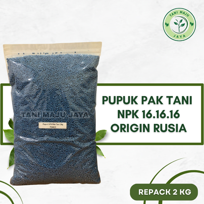 [A1] Pupuk NPK 16.16.16 Pak Tani Kemasan 2KG Untuk Tanaman