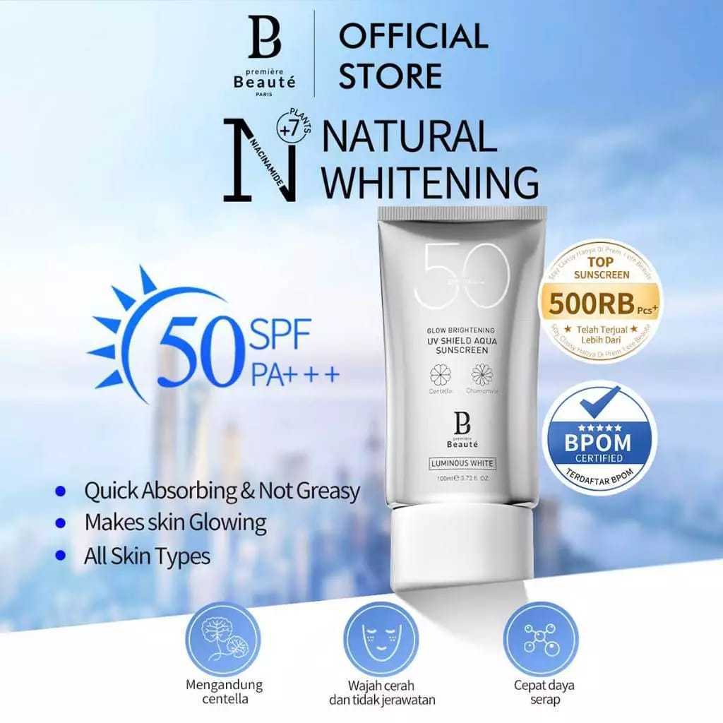 Premiere Beaute Sunscreen (SPF 50 PA+++) 40ml Luminous White Skincare Series