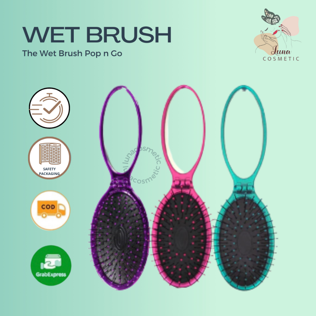 The Wet Brush Pop n Go