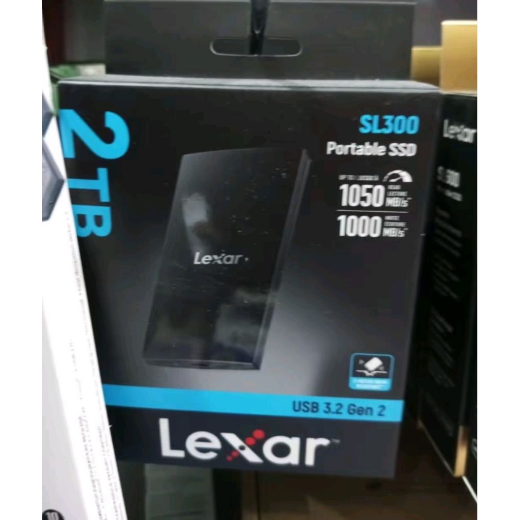 Lexar SL300 2TB Portable SSD Up to 1050MB/s Read USB Type-C