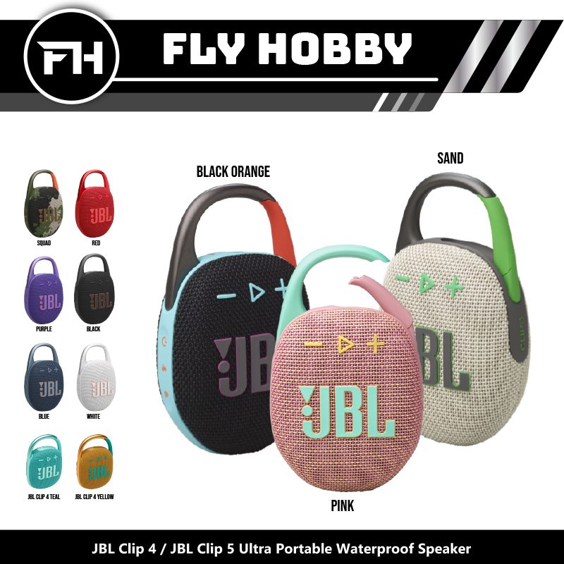 JBL Clip 4 /JBL Clip 5  - Ultra-portable Waterproof Speaker