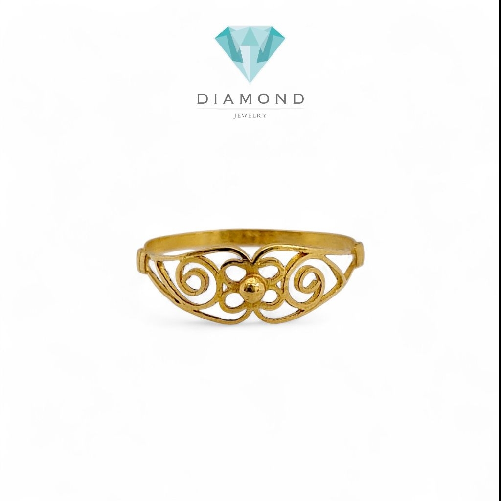 Gold Ring 23K / Cincin Emas 23K / Diamond Jewelry 98CMSWP1