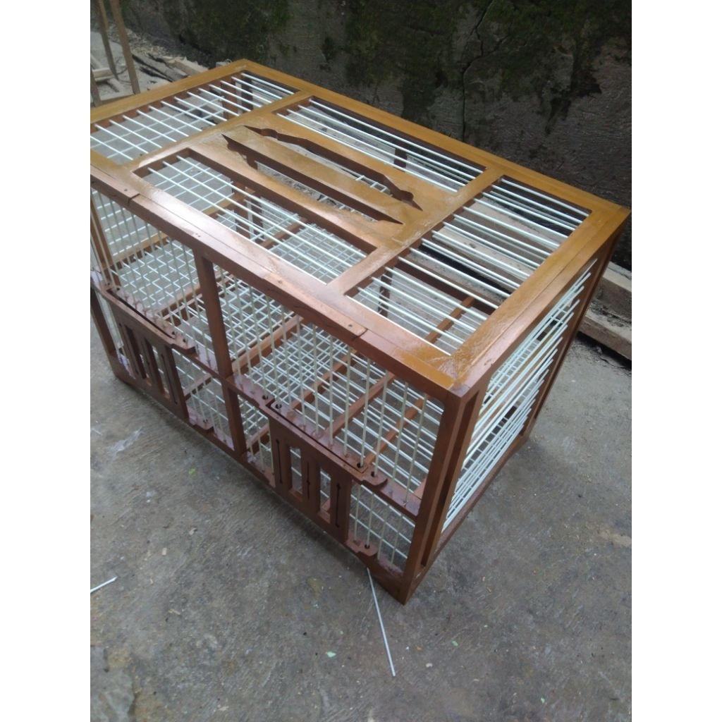 DONGDANG MERPATI 4 PINTU BAHAN JATI RUJI FIBER