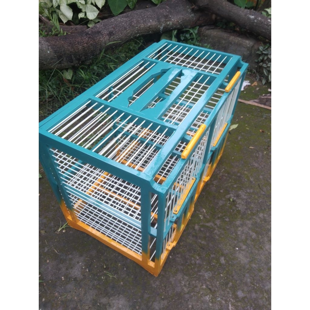 DONGDANG MERPATI 4 PINTU BAHAN JATI RUJI FIBER