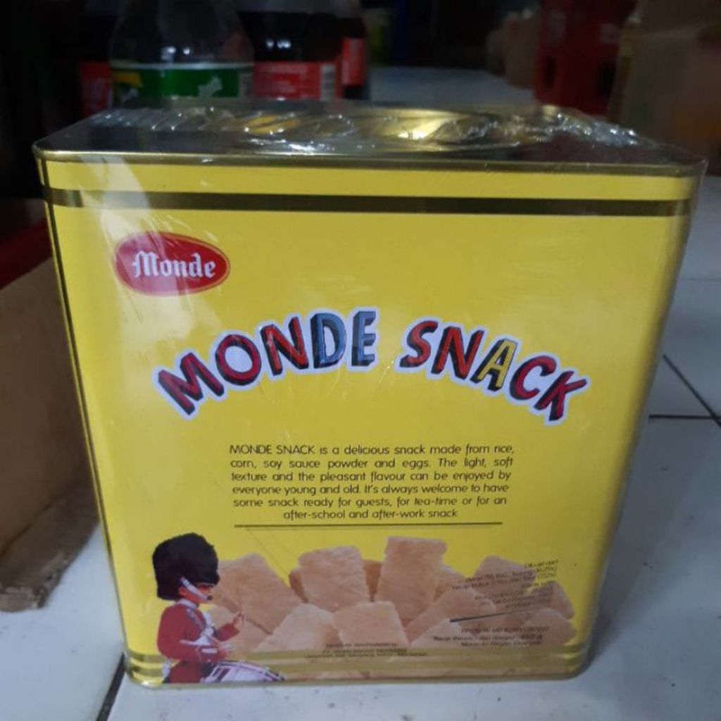 1 Kaleng Monde Snack Gold Kaleng 450Gram