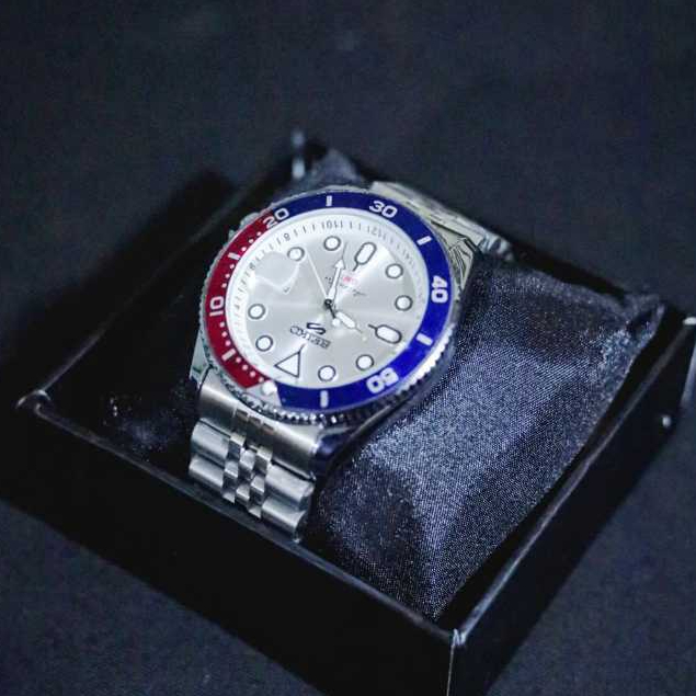 JAM TANGAN SEIKO MOD PEPSI GMT STYLE | AUTOMATIC | NEW