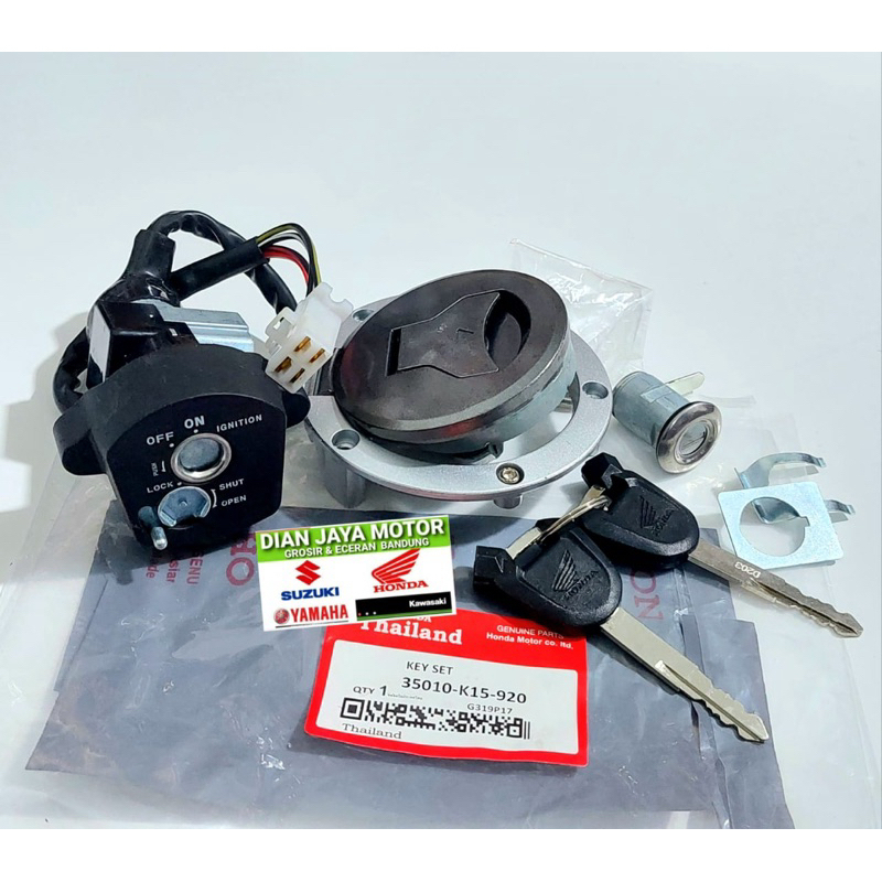 ( Thailand ) Kunci kontak set k15 Honda Cb150r old kunci kontak set assy Cb150r lama Dian jaya motor
