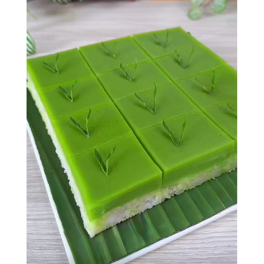 Kua Talam Ketan / Talam Ketan Pandan srikaya / Jajanan Pasar
