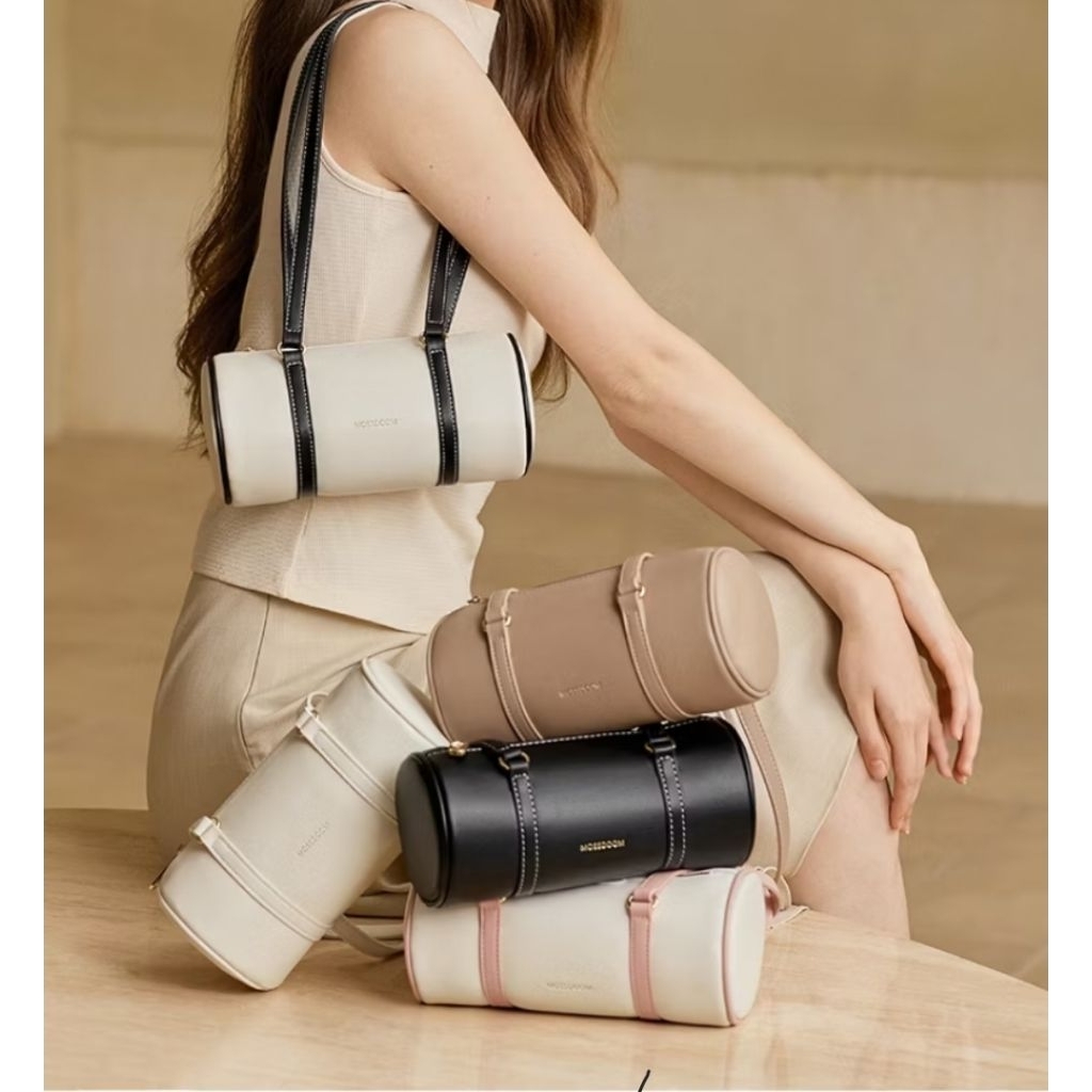 MOSSDOOM Tas Bahu Theana Bag Desain Minimalis Tas Wanita Gaya Perkotaan