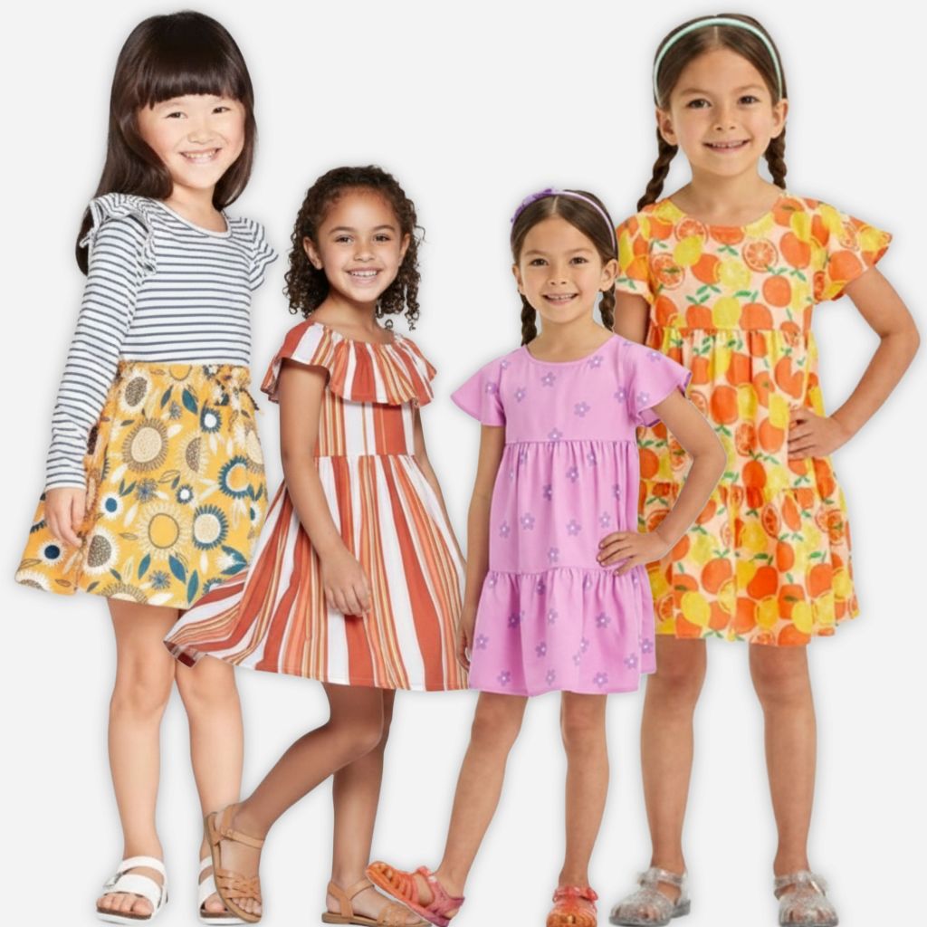 Dress Anak Perempuan Branded Gk Cj Place Velvet 6 Bulan - 4 Tahun