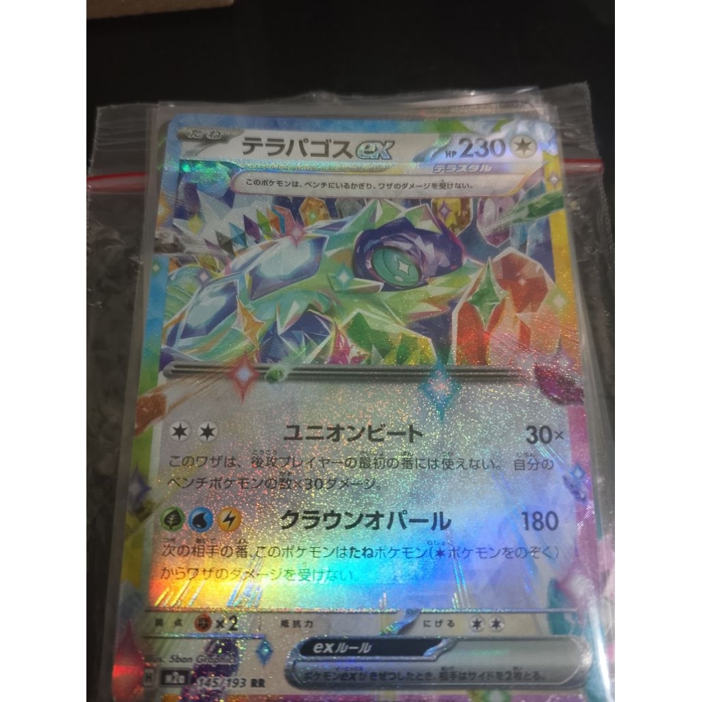 Pokemon TCG TERAPAGOS EX RR jp