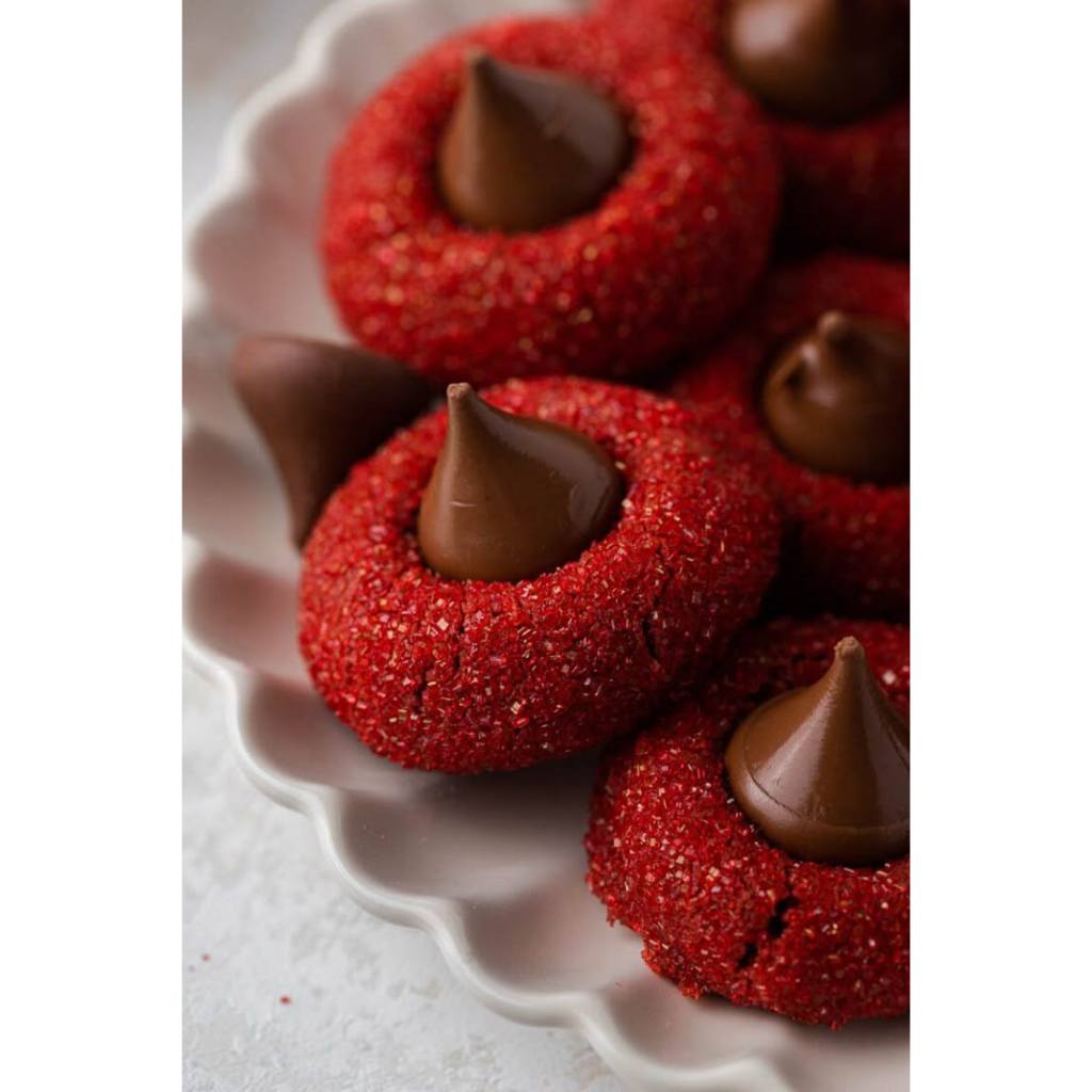 Red Velvet Cookies | Isi Toples 800 ML|Kue kering cantik dengan warna merah khas red velvet
