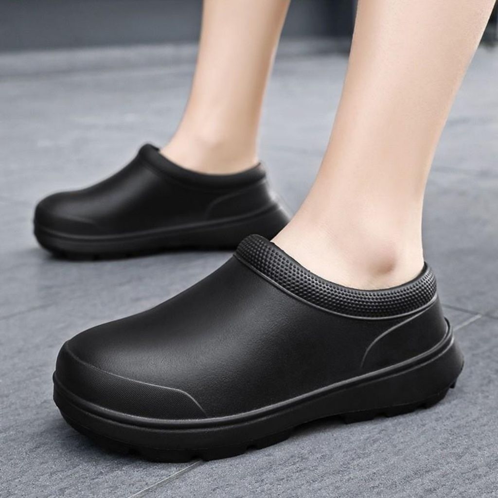 Sepatu kitchen sepatu tahan air sepatu sepatu tahan minyak sepatu kitchen sepatu koki pria-wanita mu