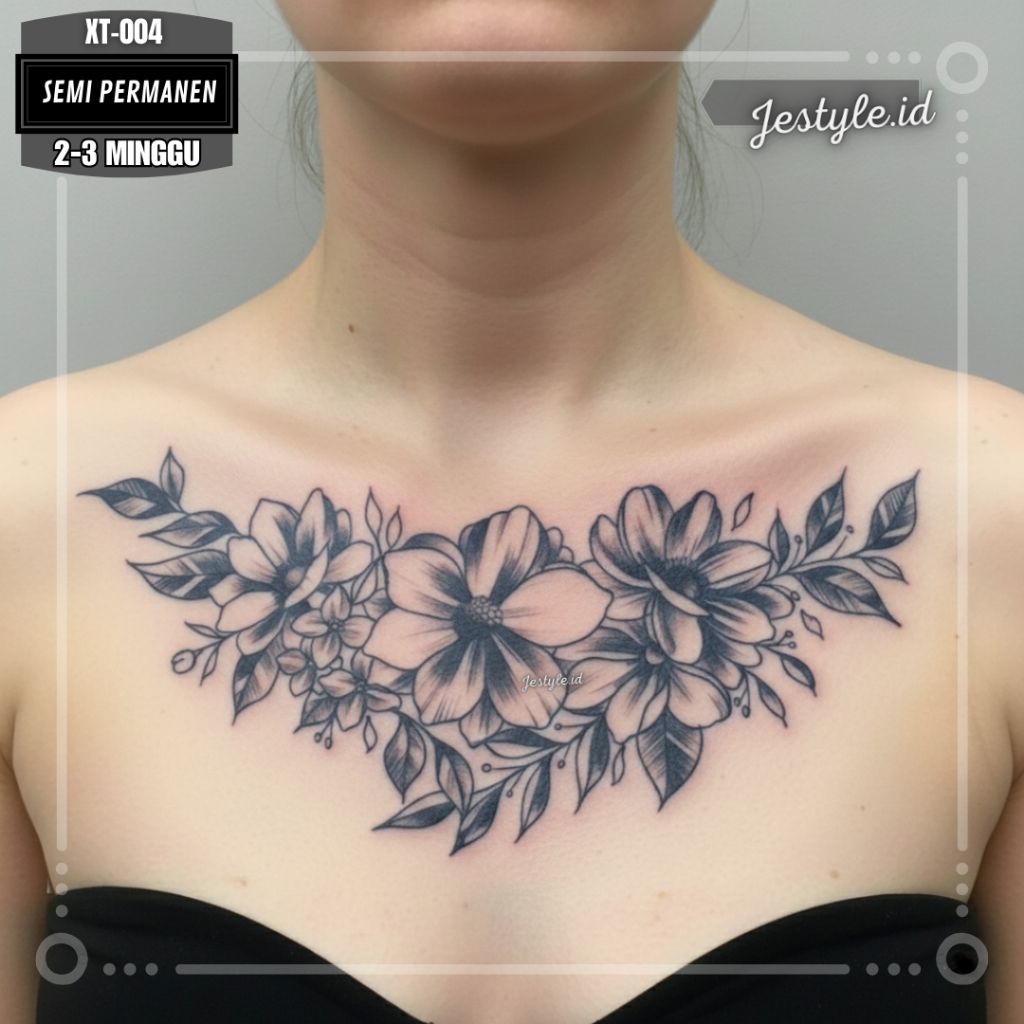 [XT-004] Tato Semi permanen Tato temporer Dada punggung tahan lama 2-3 Minggu