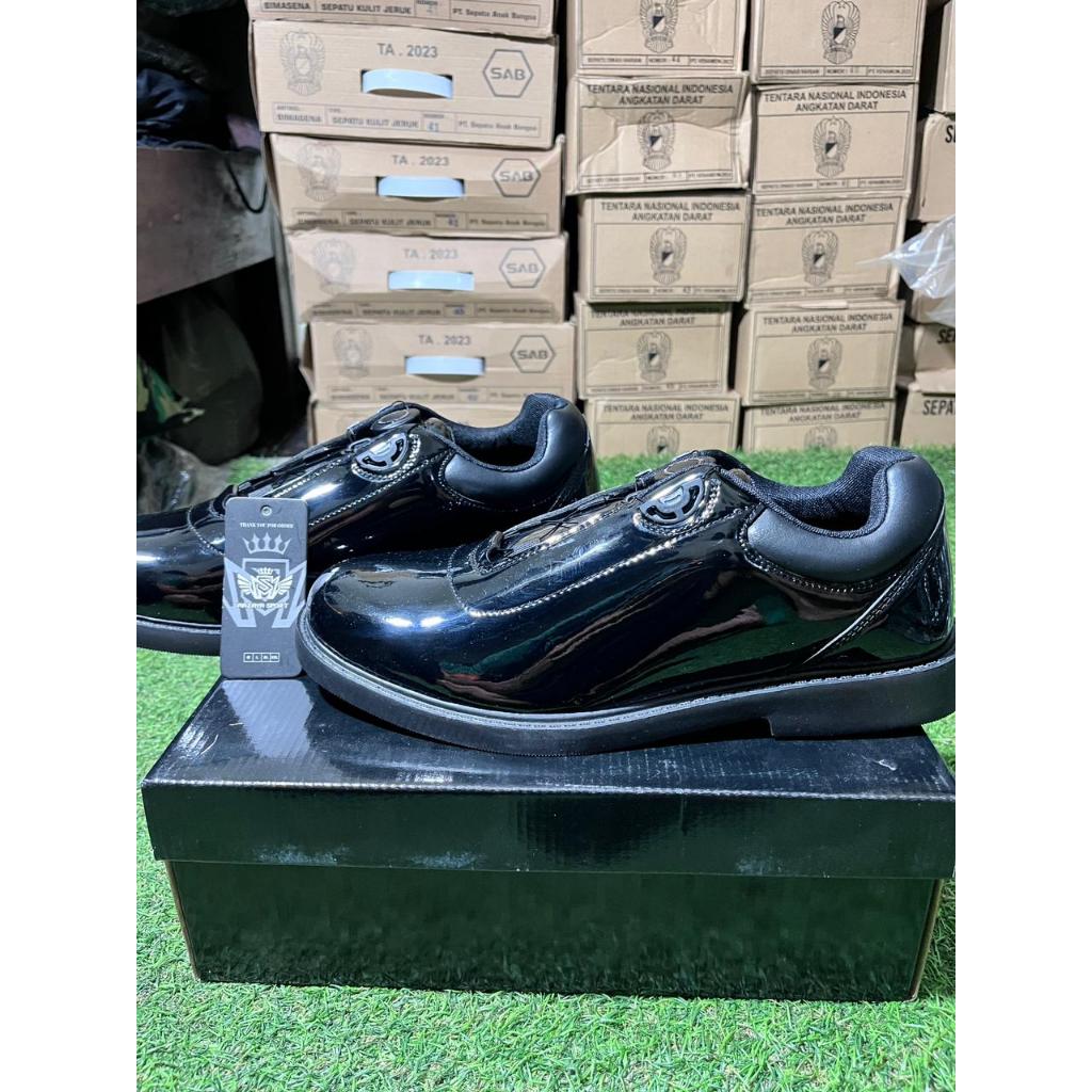 SEPATU PDH TALI PUTAR TACTICAL ORIGINAL ASLI KULIT SAPI