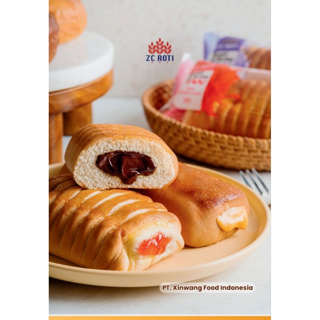 (1 Dus/60 Pcs) ZC ROTI / ZC ROTI ISI KRIM LUMER 1 KARTON ENAK MURAH