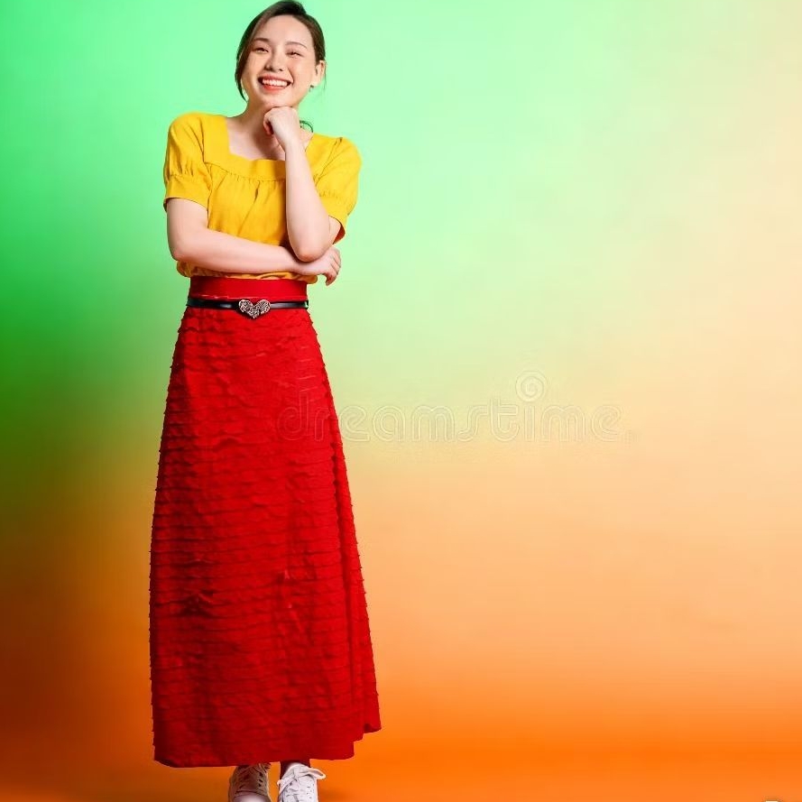 PRELOVED ROK BABAT/ROK PANJANG BABAT/MAXI SKIRT