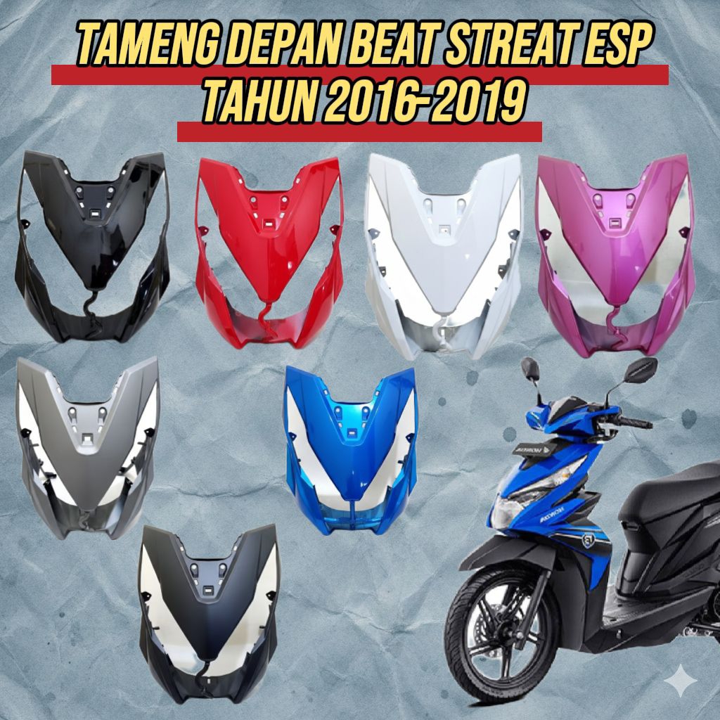 tameng depan beat esp tahun 2016-2019