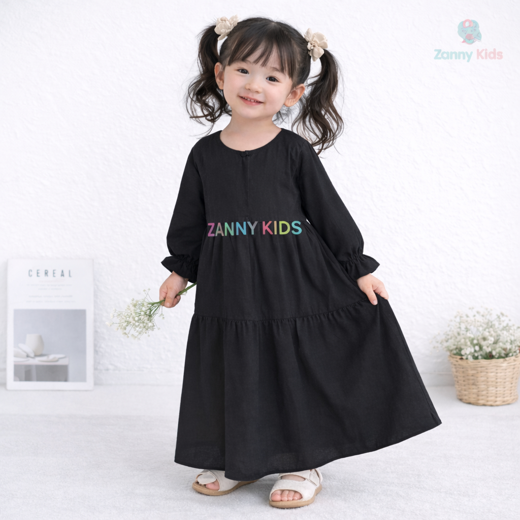 ZANNY KIDS-GAMIS anak perempuan/Rompi jeans/baju anak perempuan kekinian 1-8 TAHUN