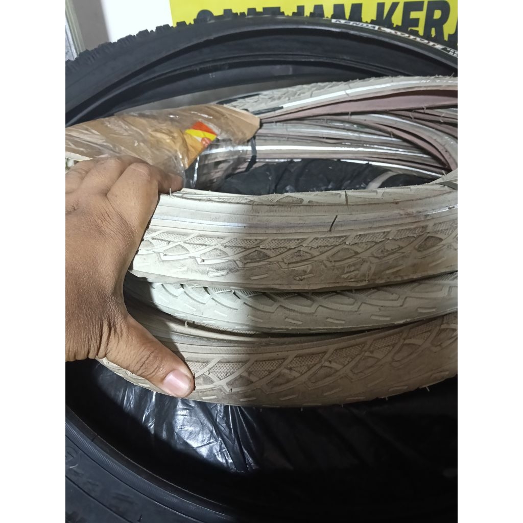 ban luar 20 x 1.75 putih baru ban BMX putih ban luar nyala ban nyala