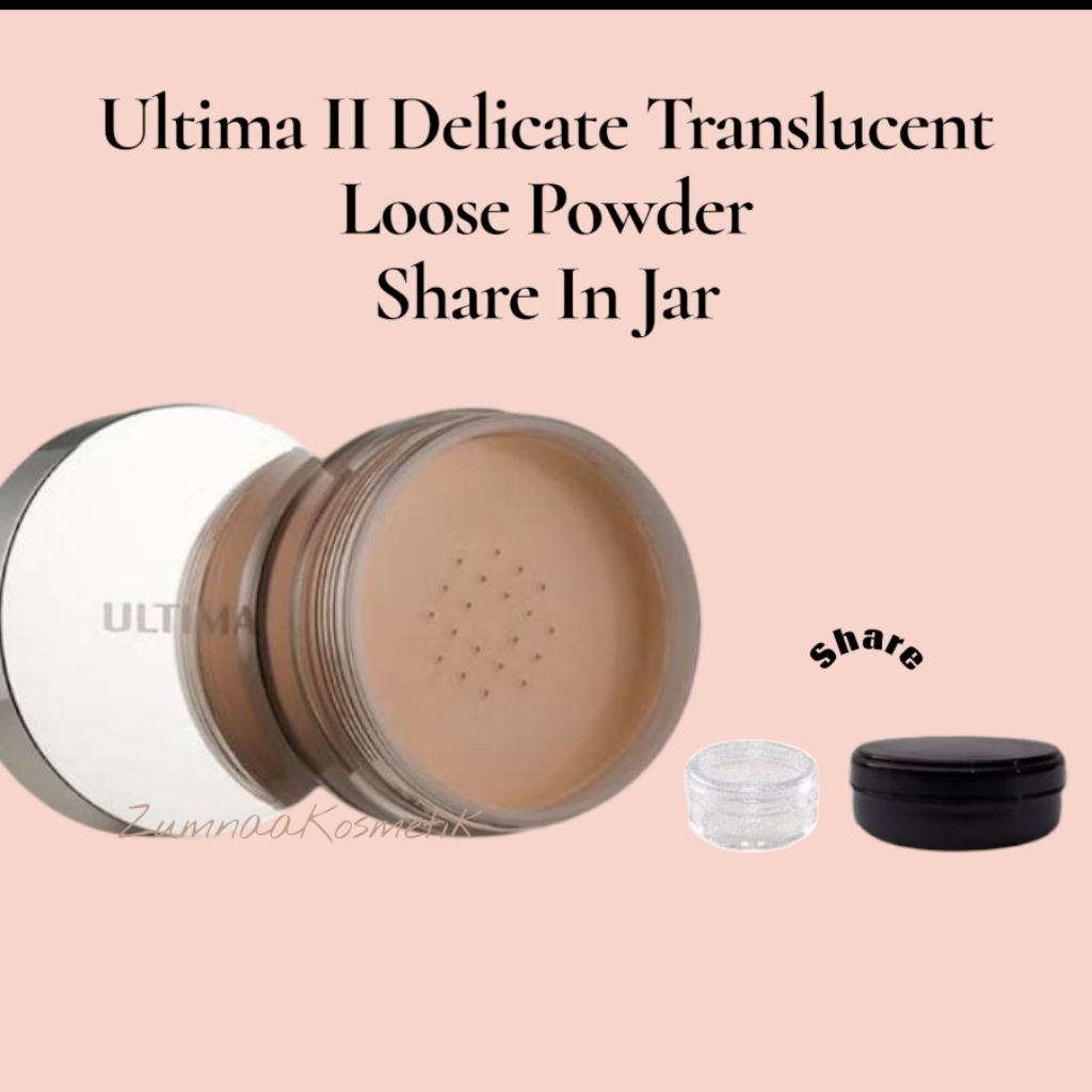 Ultima II delicate Translucent face powder Share In Jar