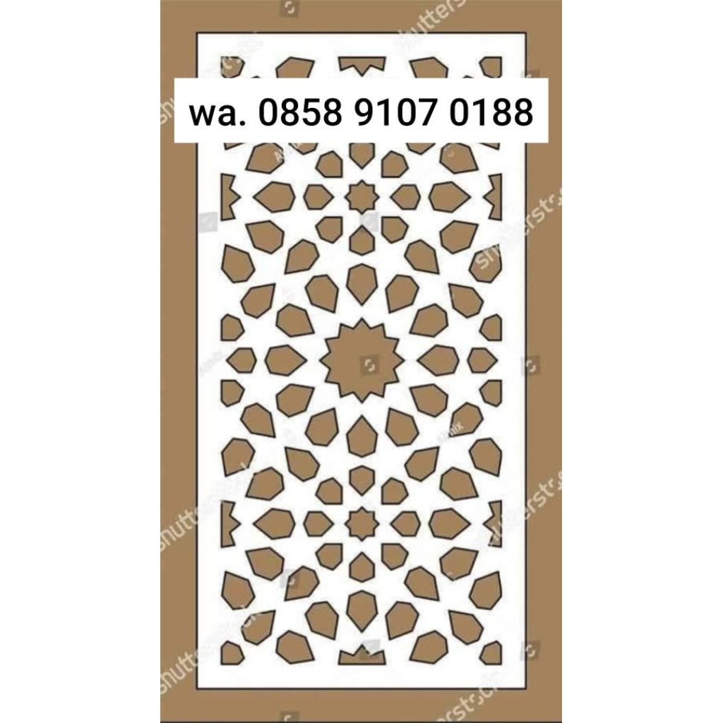 jual ornamen dinding kerawangan beton