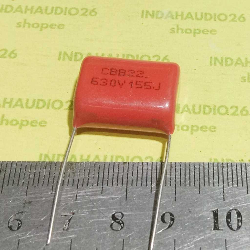 CBB22 630V155J  20mm MILAR 155  630V  KAPASITOR 155j 630v mylar 1.5uf milar kapasitor 155j CAPACITOR